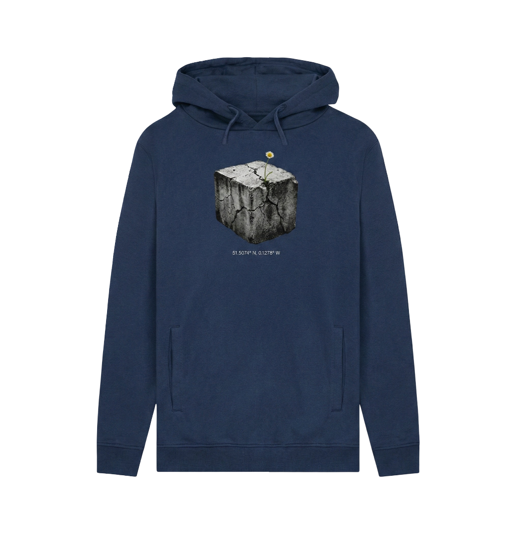 Hoodie with graphic design Navy