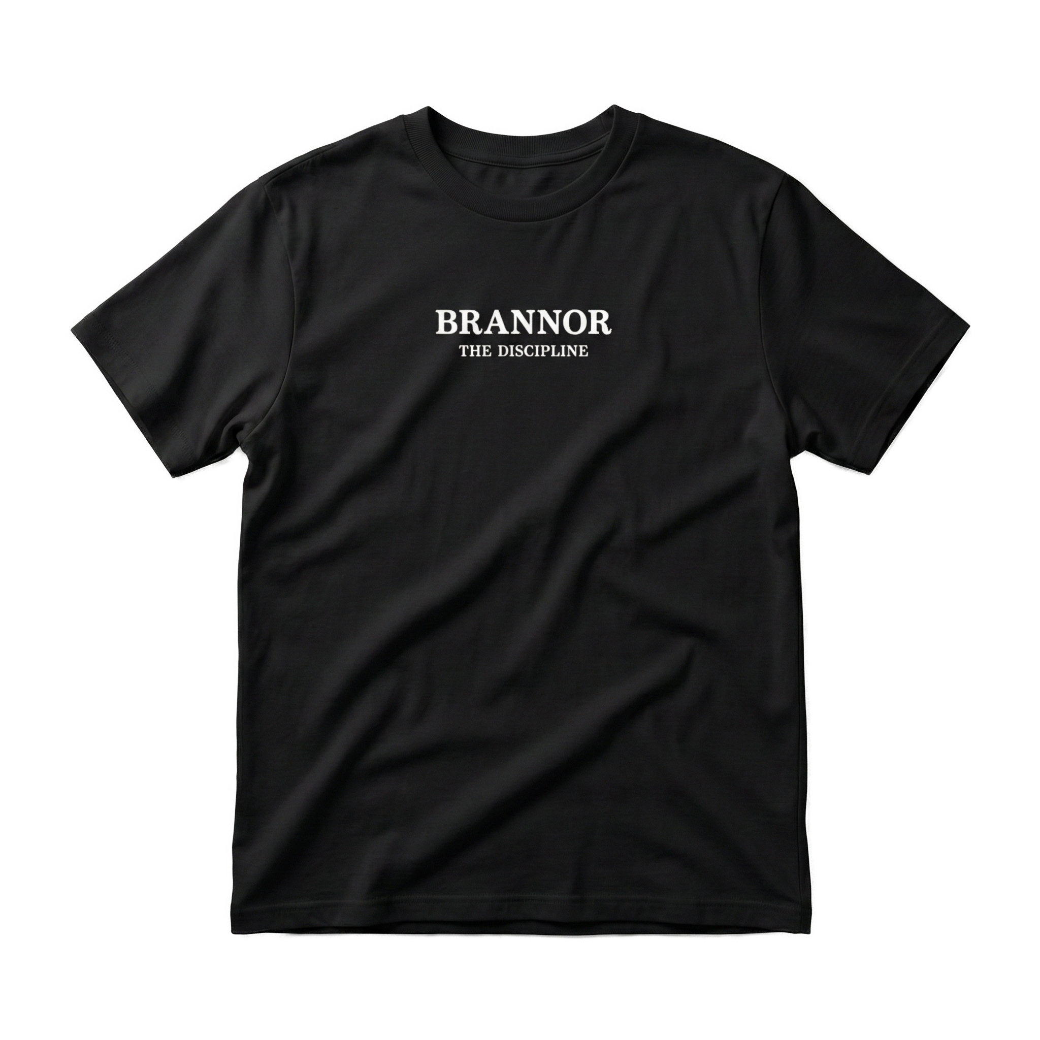 Black T Shirt with front print