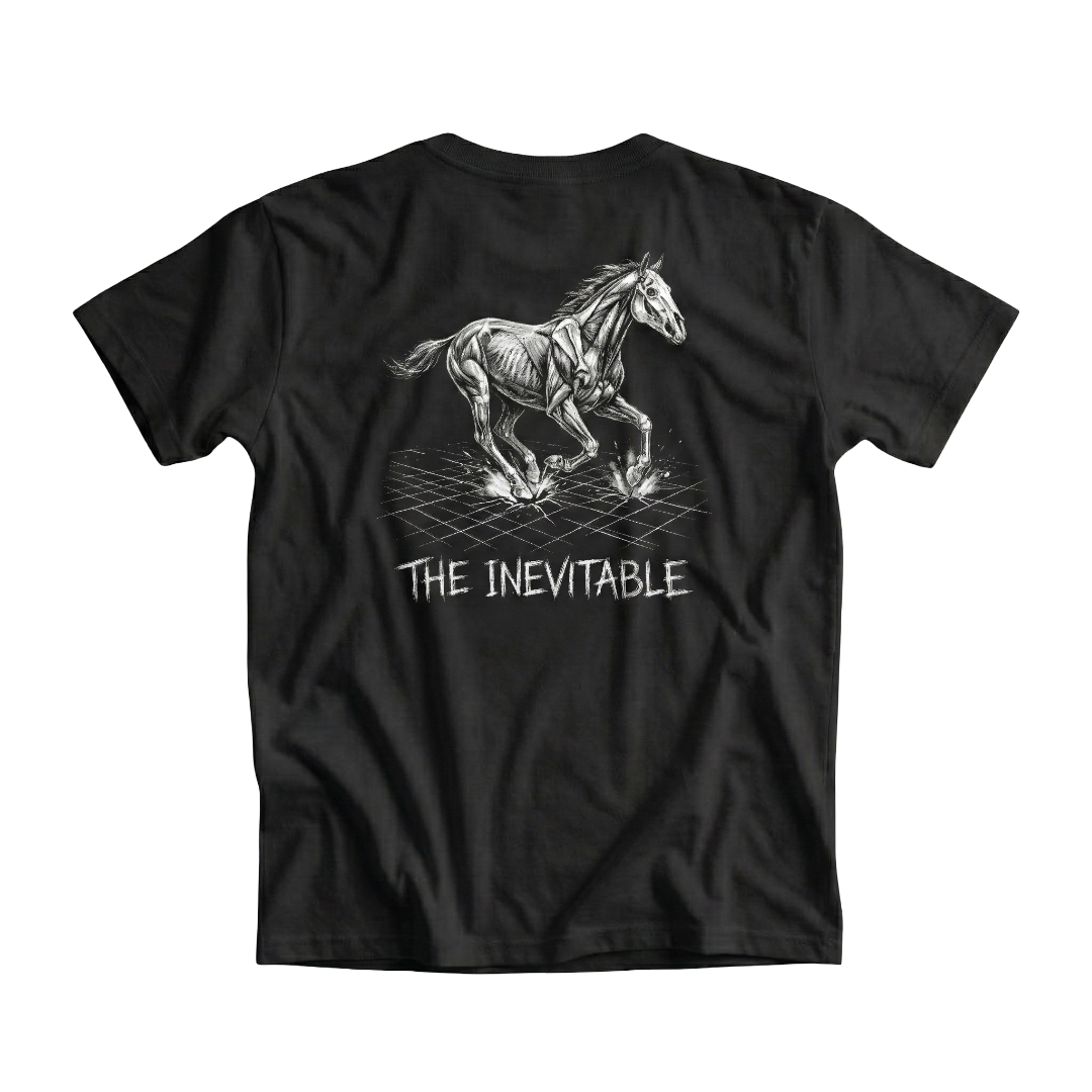 Black Printed T-shirt Back