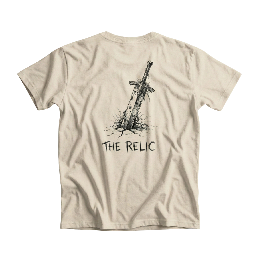 Oat back print sword shirt