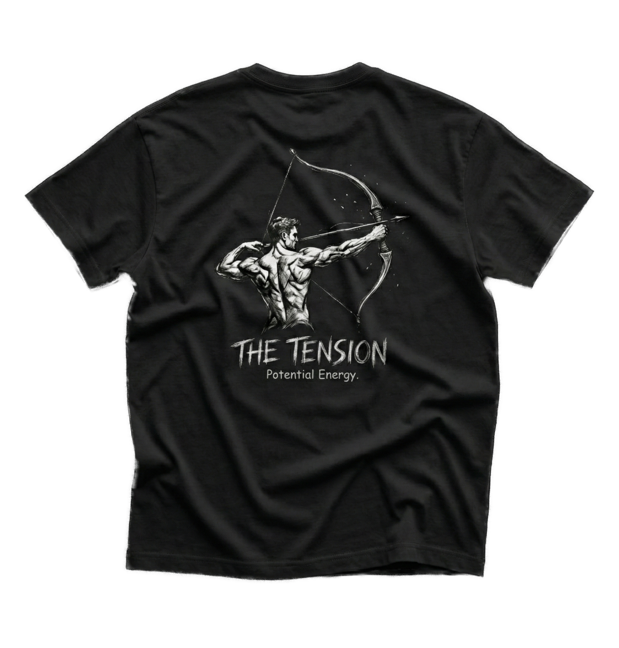 Black T shirt with Back Print